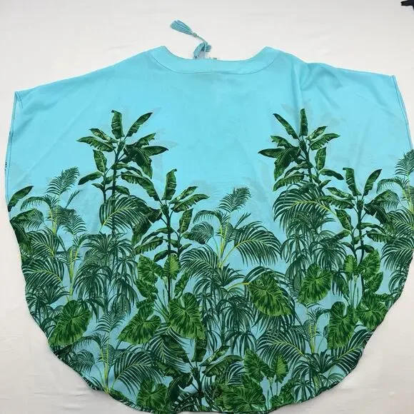 Ruby Rd Palm Tree Boho Top - Picture 4 of 4